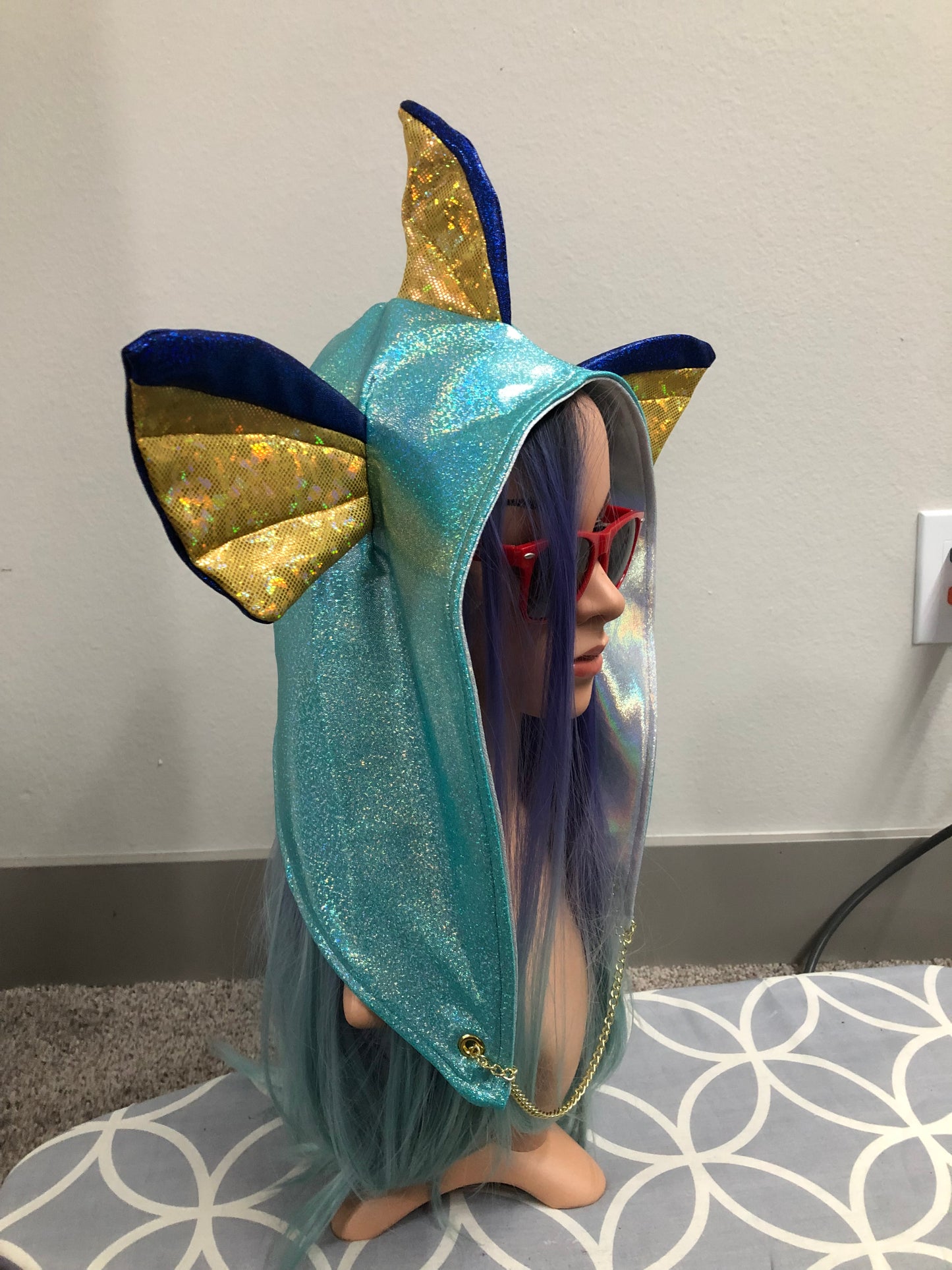 Vaporeon Inspired Hood
