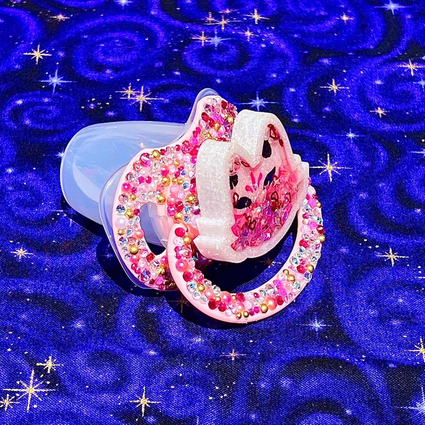 Pink Kitsune Paci