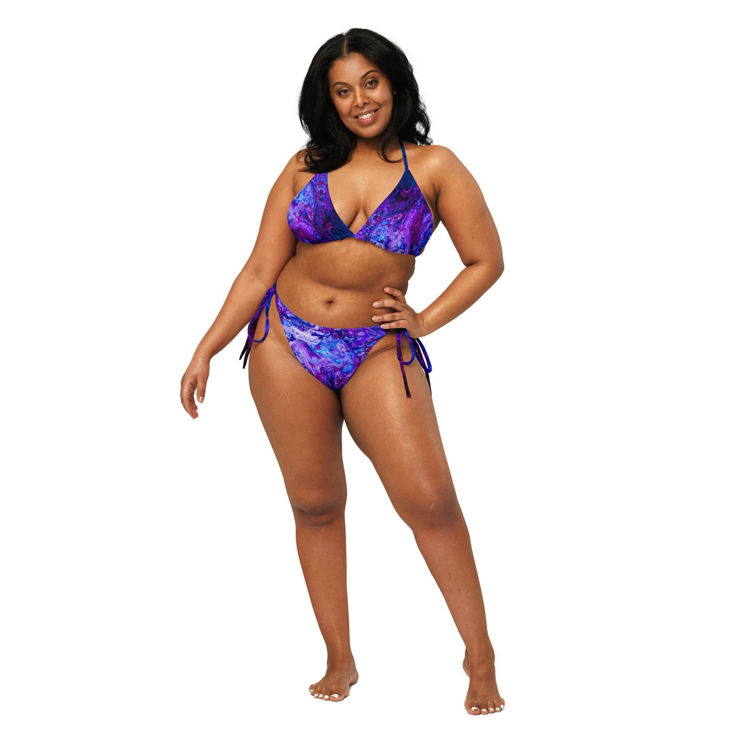 Purple Haze Recycled Bikini Set