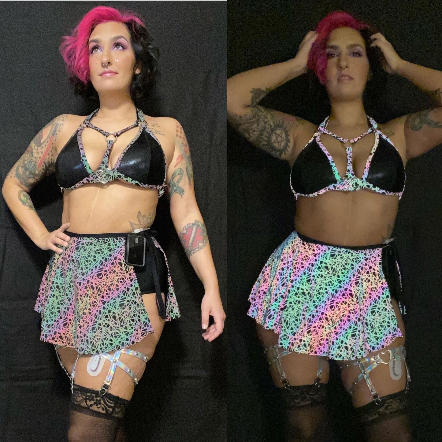 Monsteress 2.0 top & Skirt Set