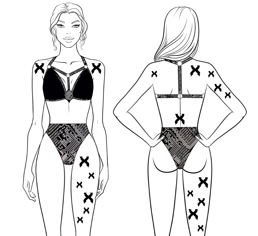 Reflective "His & Hers'" Set