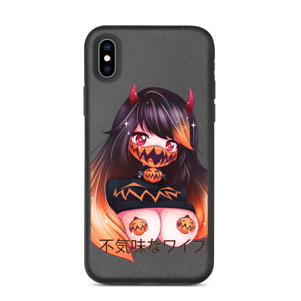 Spooky Waifu Biodegradable iPhone Case