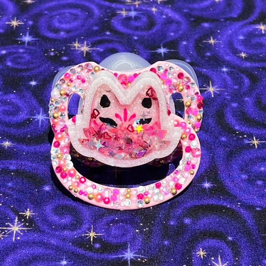 Pink Kitsune Paci